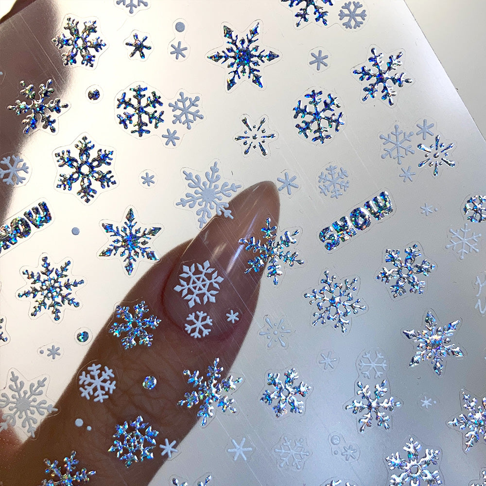 3D Nail Sticker-Fancy Snow TO4774