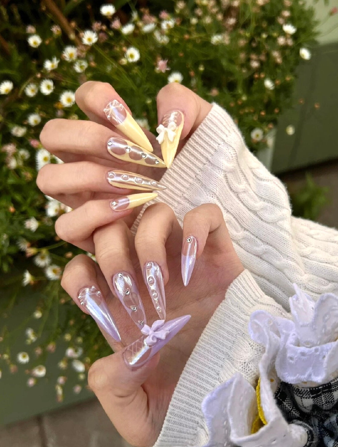 3D Nail Art Mold- Tie The Knots I