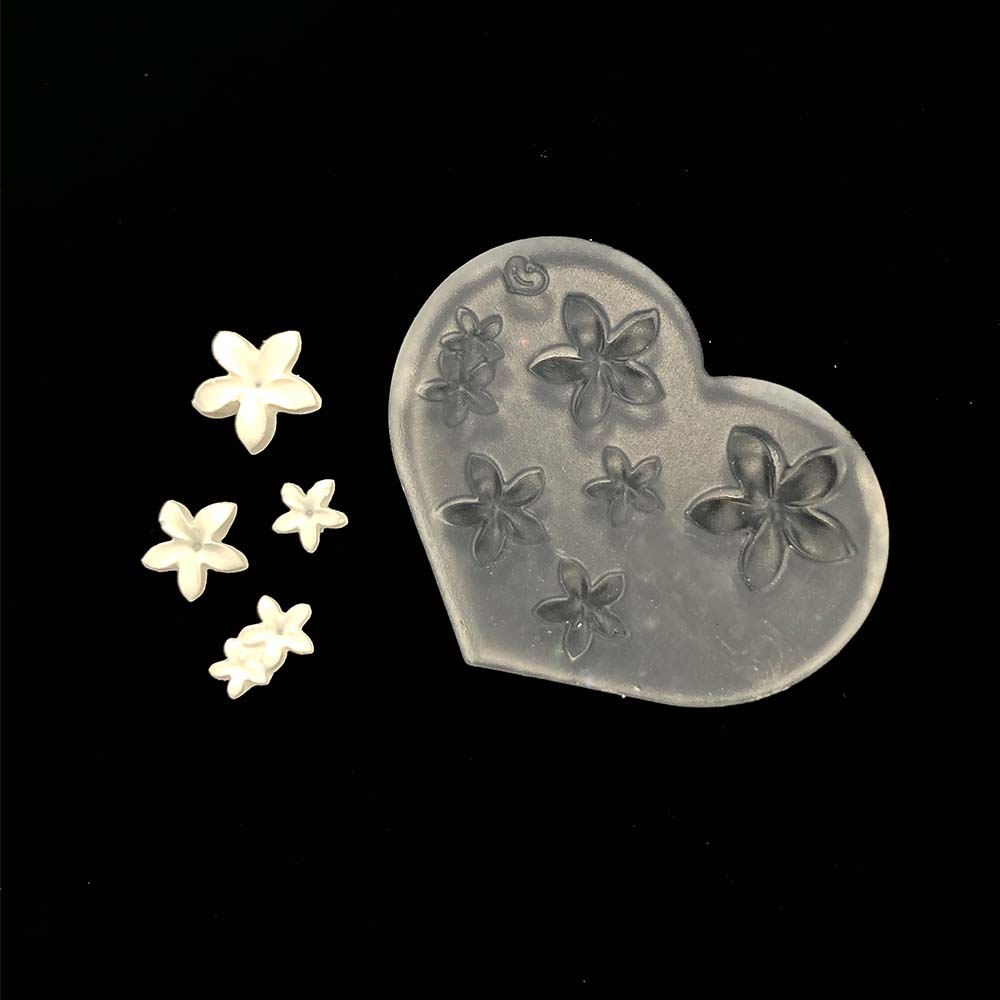 3D Nail Art Mold- Plumria Rubra A-029