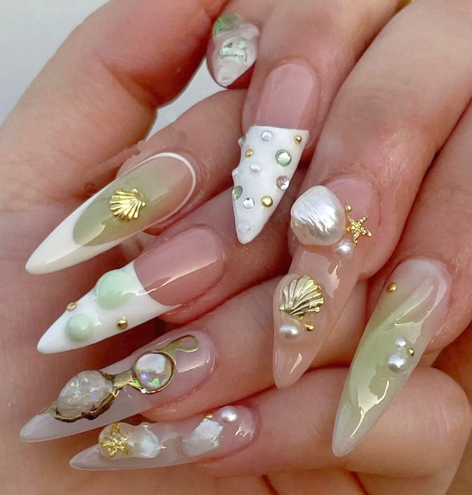 3D Nail Art Mold- Seashell I