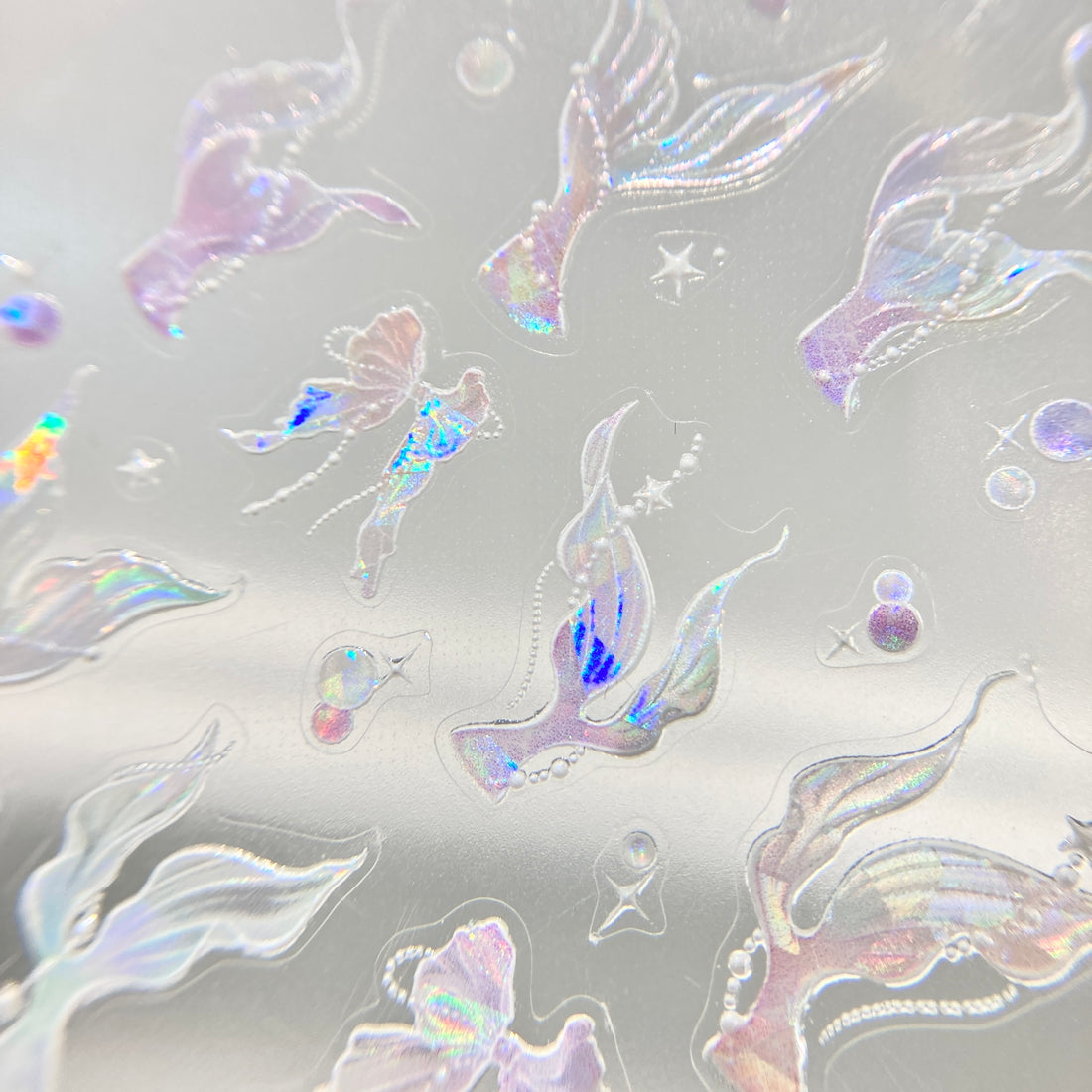 3D Nail Sticker - Seashell Mermaid Tail MS594