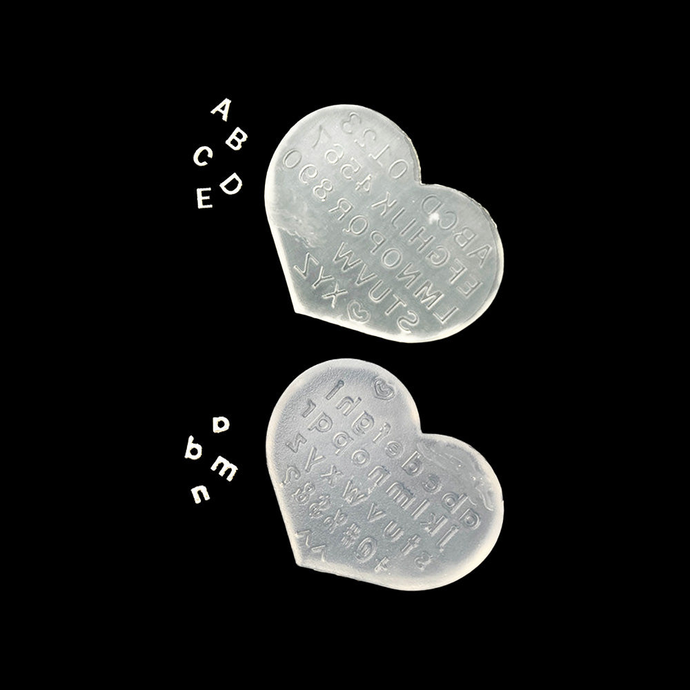 Embossed Nail Art Mold-Alphabet