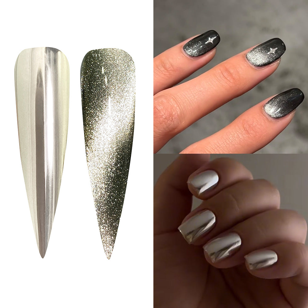 MG10-Chameleon Champagne Cat-Eye Chrome