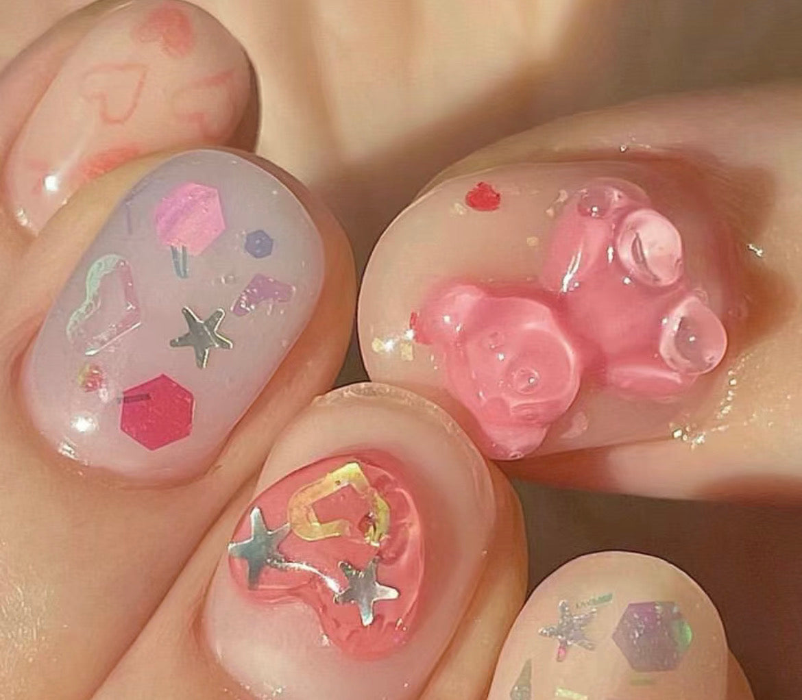 3D Nail Art Mold- Hario Bears