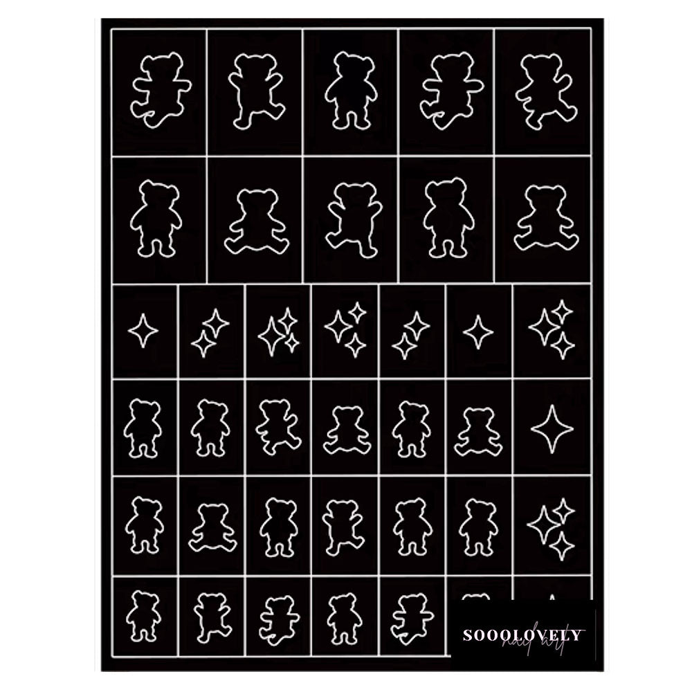 Airbrush Nail Art Stickers