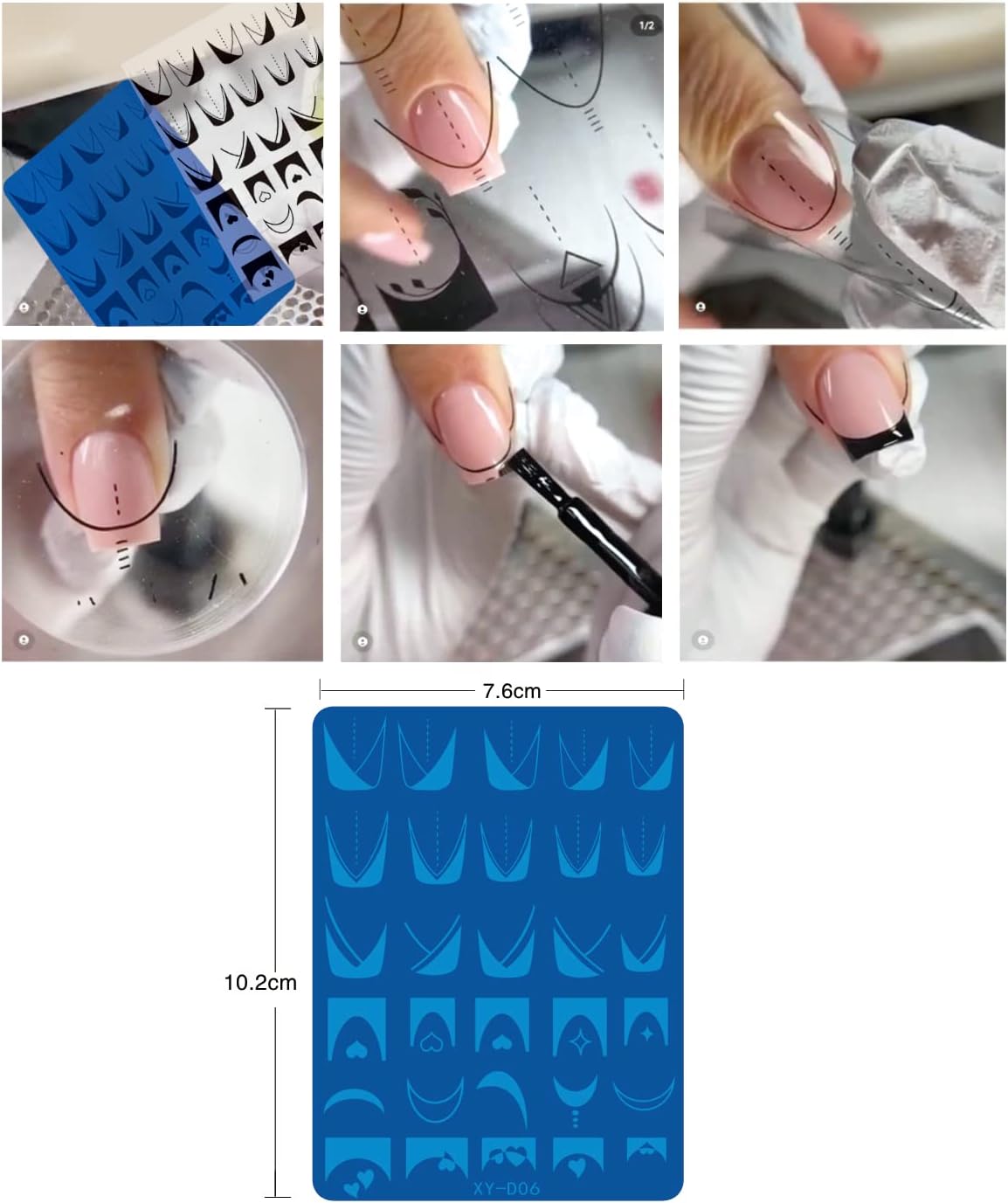 Nail Stamping Plate XY-D04