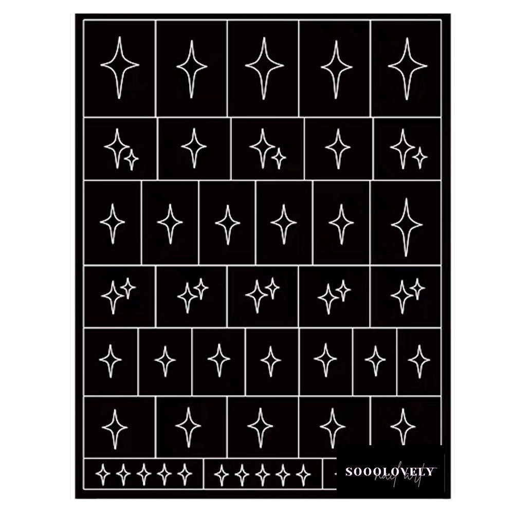 Airbrush Nail Art Stickers