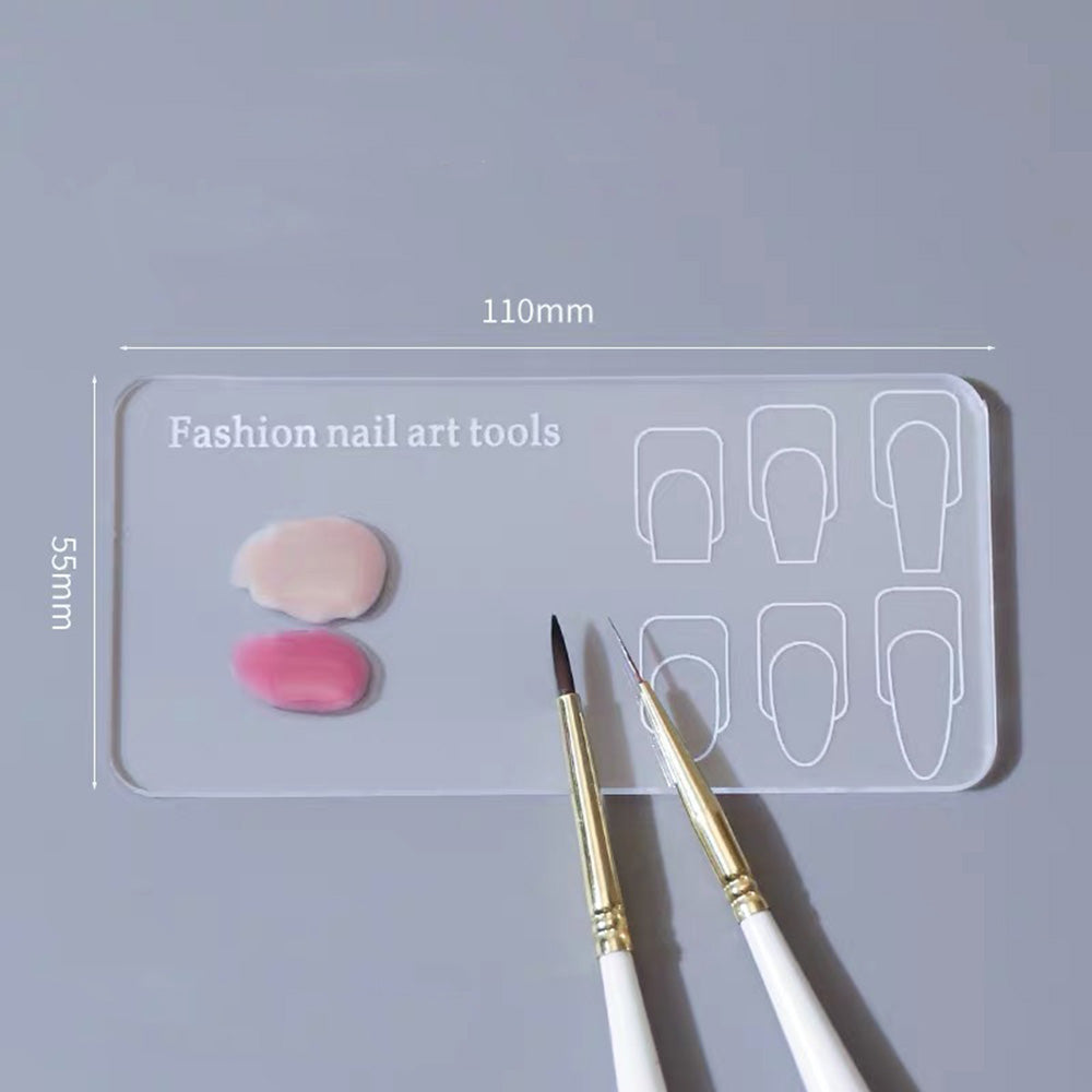 Acrylic Nail Art Practice Palette