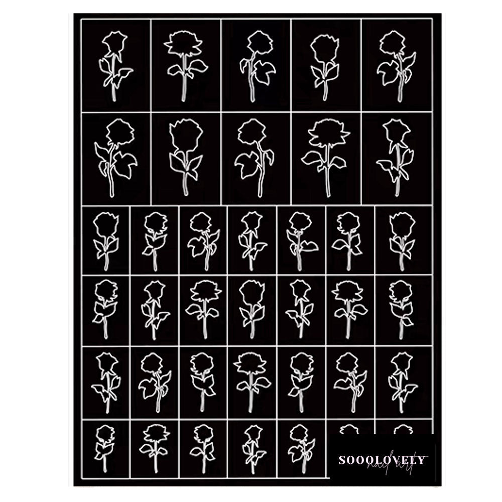 Airbrush Nail Art Stickers