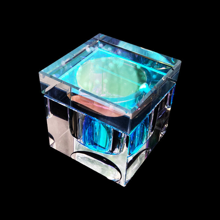 Nail Glass Dappen Dish- Square Crystal 28ml