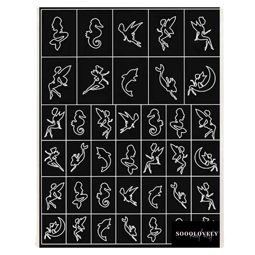 Airbrush Nail Art Stickers