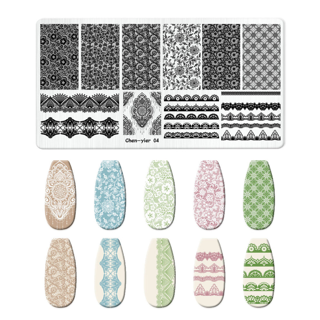 Nail Stamping Plate CY-004