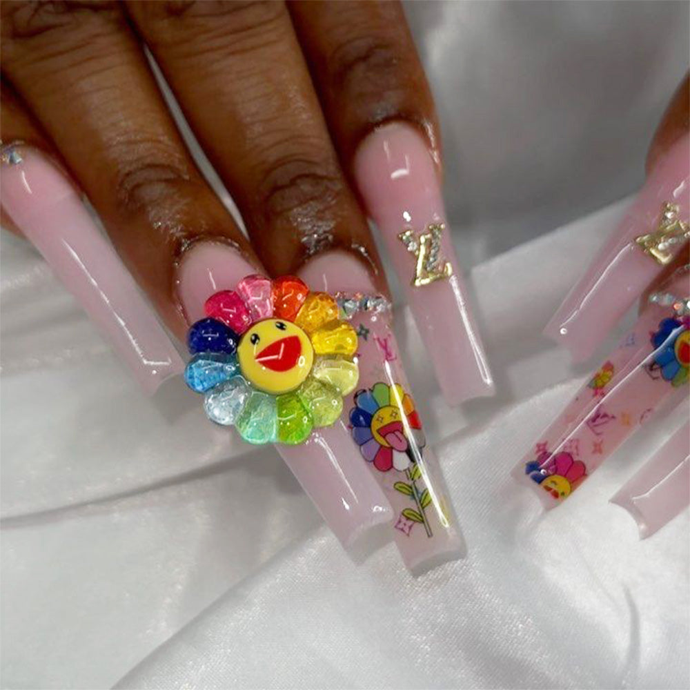 Nail Art Foil Box- DP36 Mura Flower