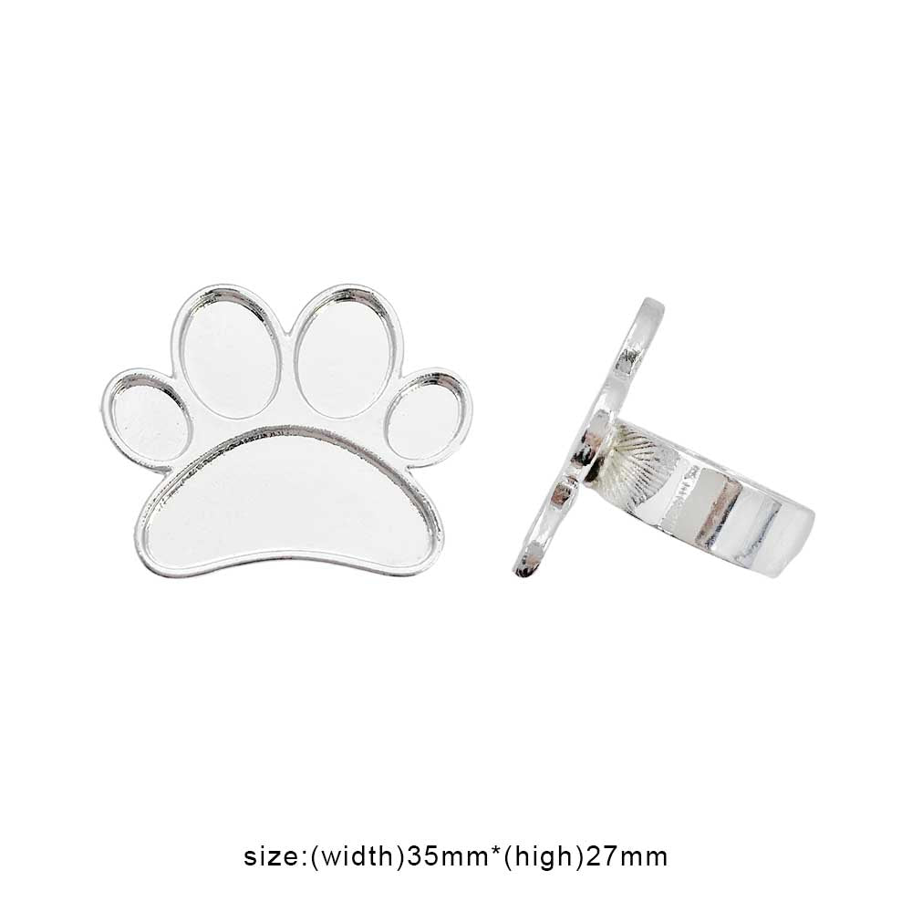 Mini Adjustable Nail Color Palette Ring