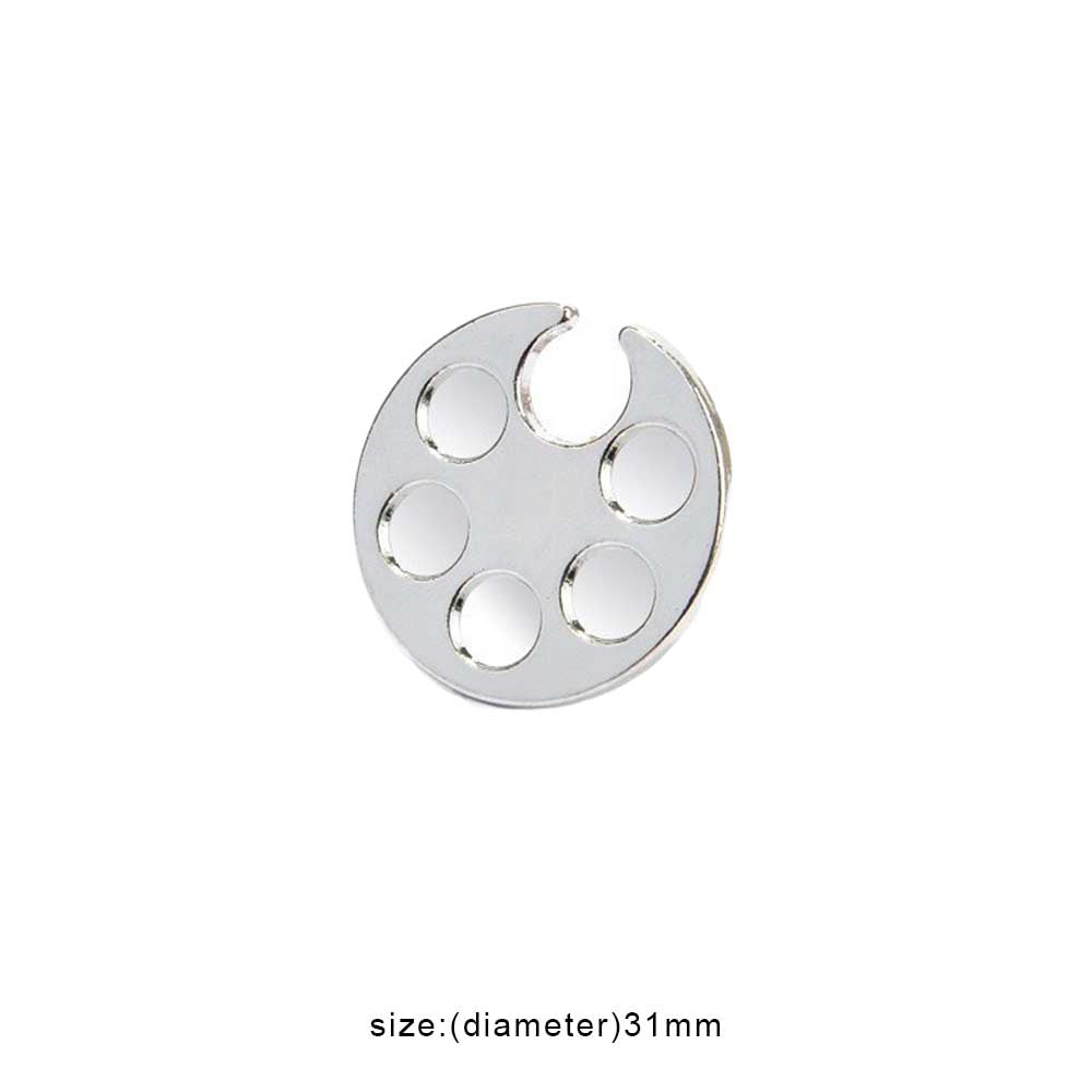 Mini Adjustable Nail Color Palette Ring