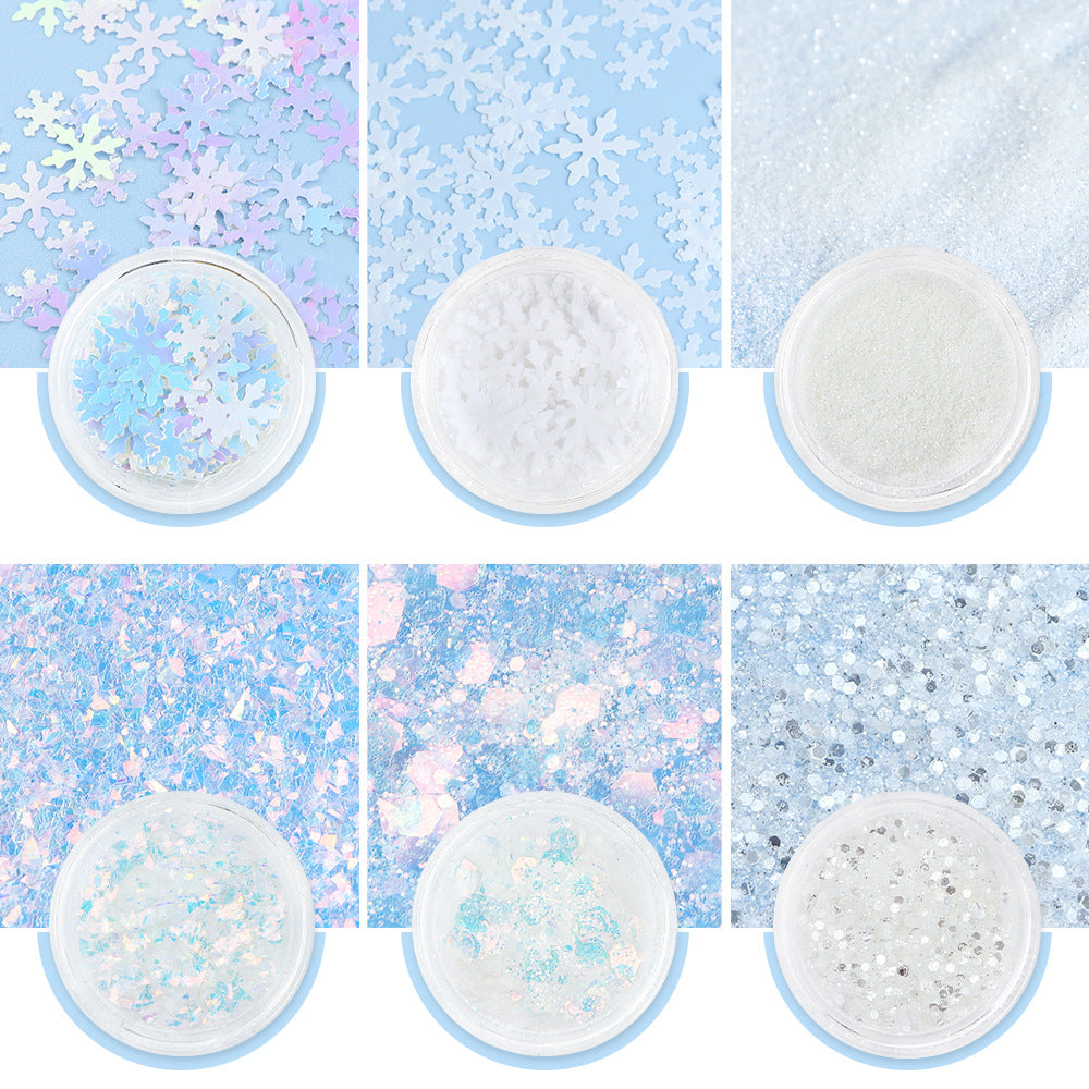 Nail Glitter Kit-01 Snowy Day