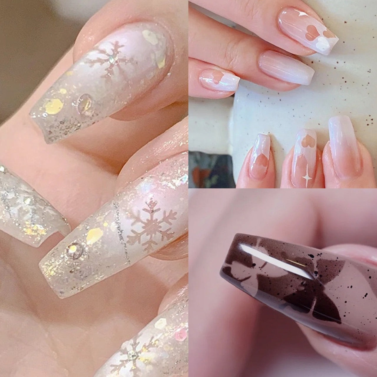 Hollow Out Sticker Nail Stencil Pack-4 Sheets HO152