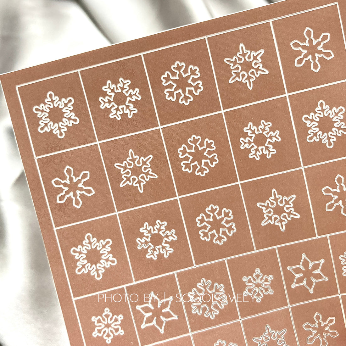 Ultra Thin Nail Sticker - Snowflake HO4762