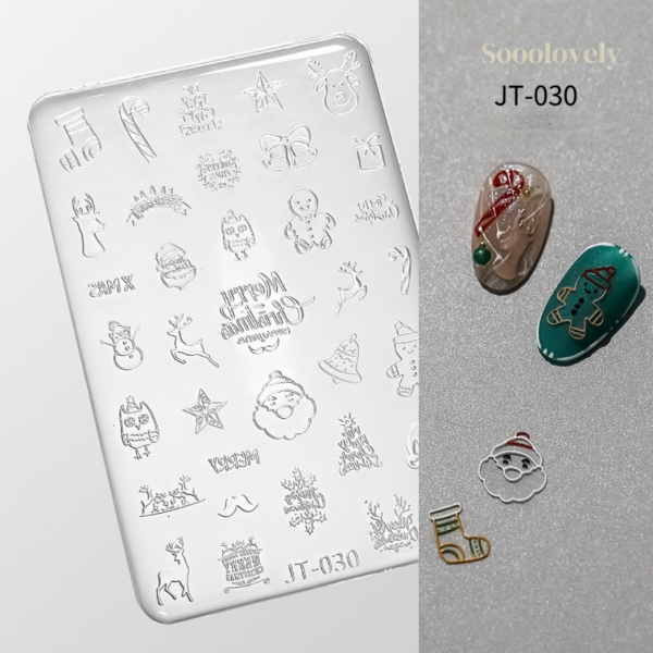 Embossed Nail Art Mold Collection