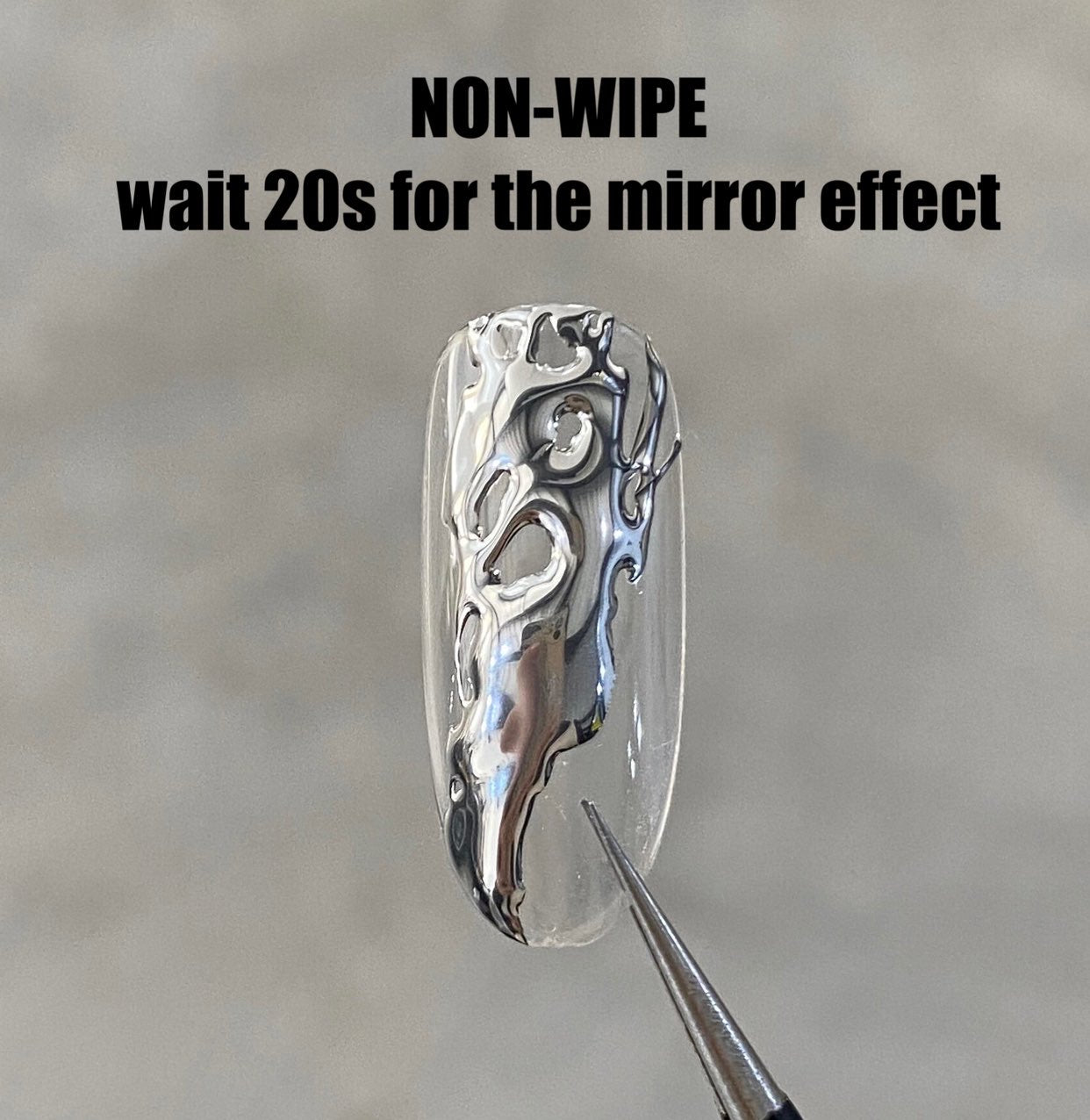 Silver Chrome Liner Gel Paint