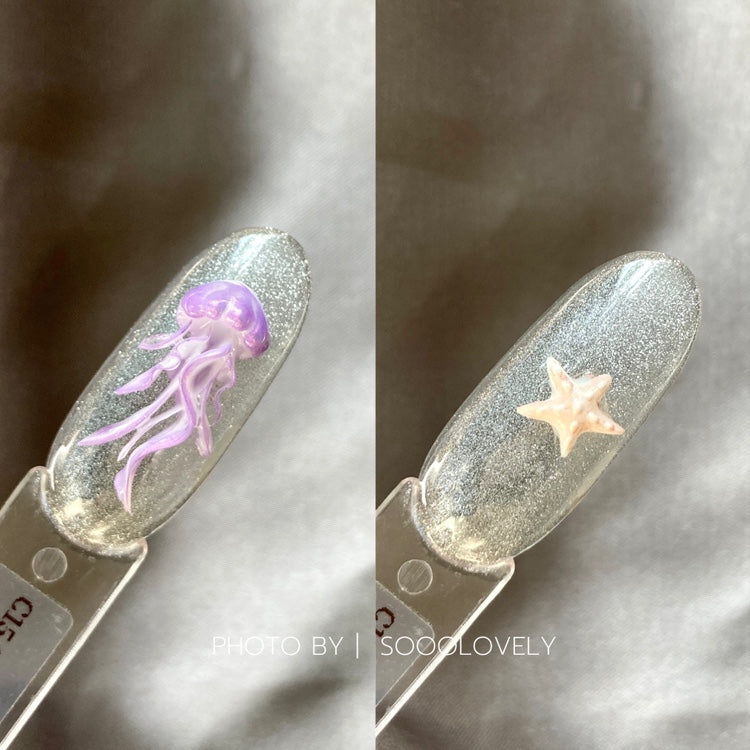 3D Nail Art Mold- Jelly Fish MD-820