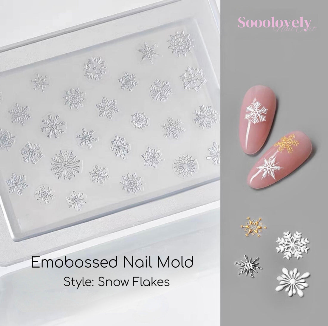 Embossed Nail Art Mold Collection