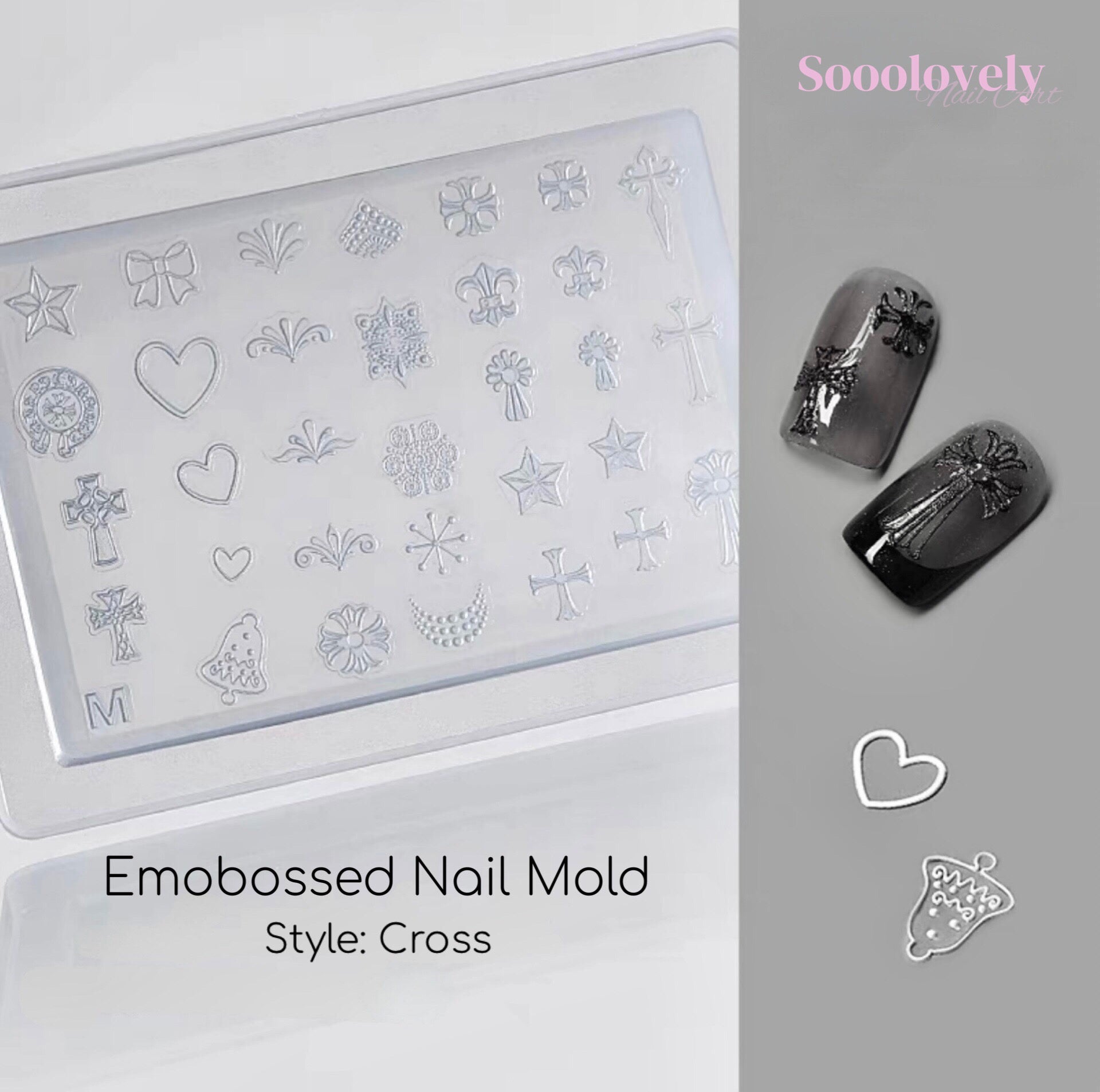 Embossed Nail Art Mold Collection