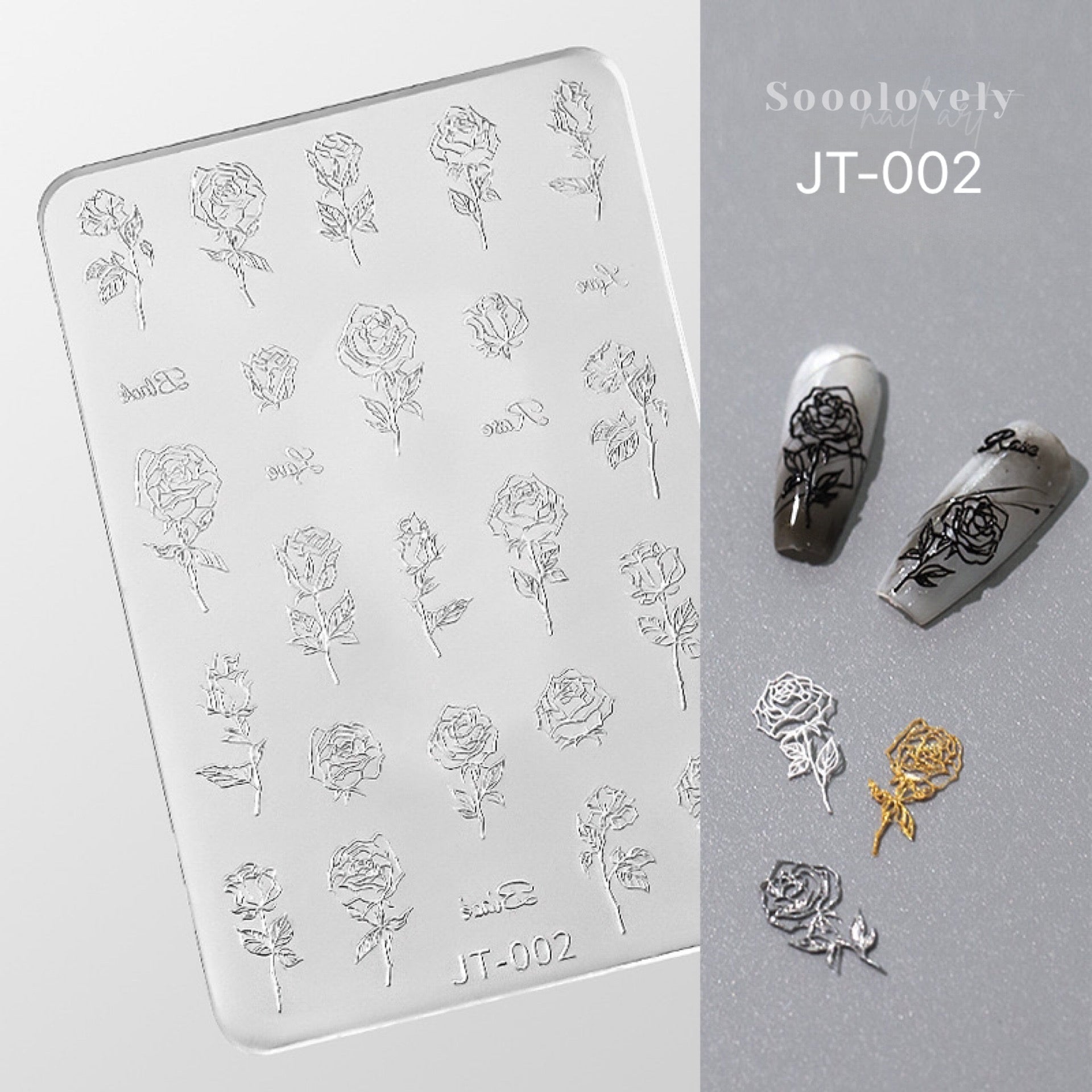Embossed Nail Art Mold Collection