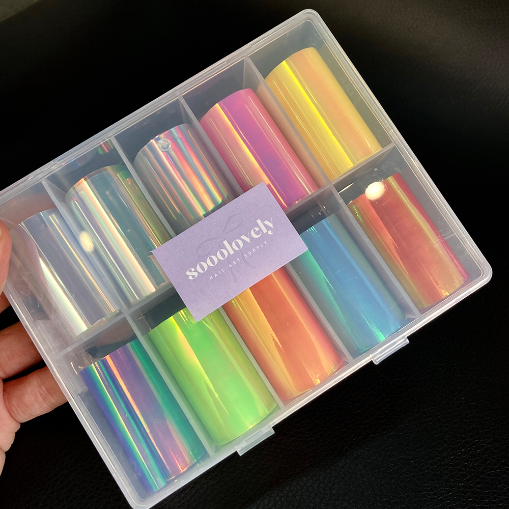 Nail Art Paper Box- JSX37 Mirror Chrome I