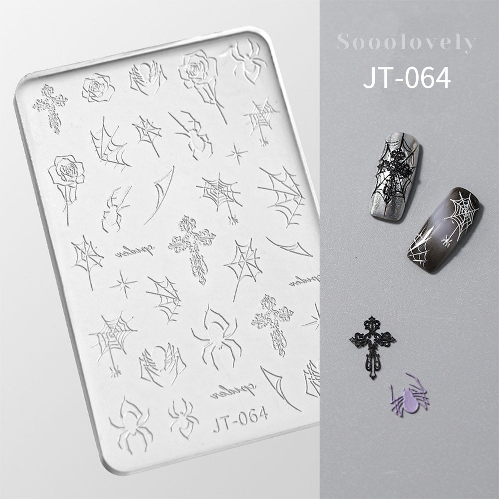 Embossed Nail Art Mold Collection