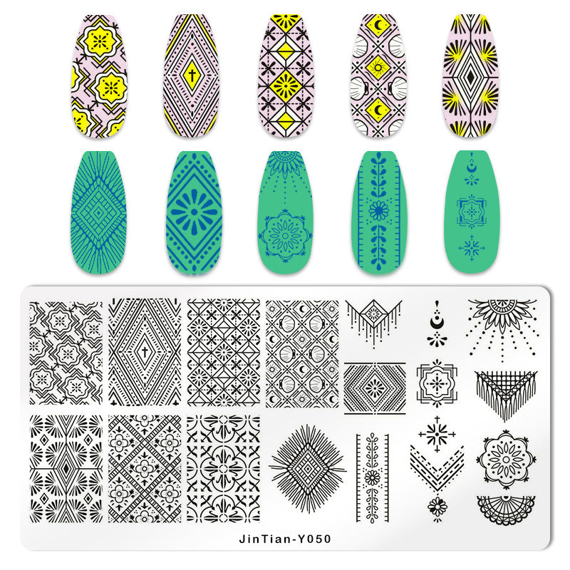Nail Stamping Plate JT-Y050
