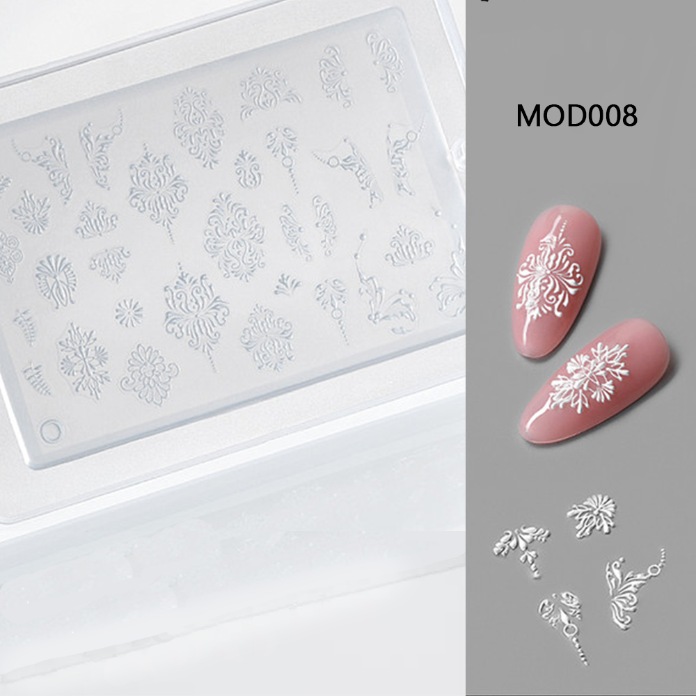 Embossed Nail Art Mold Collection
