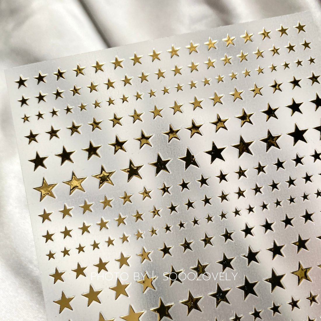 Ultra Thin Nail Sticker - Star PRO152-Gold