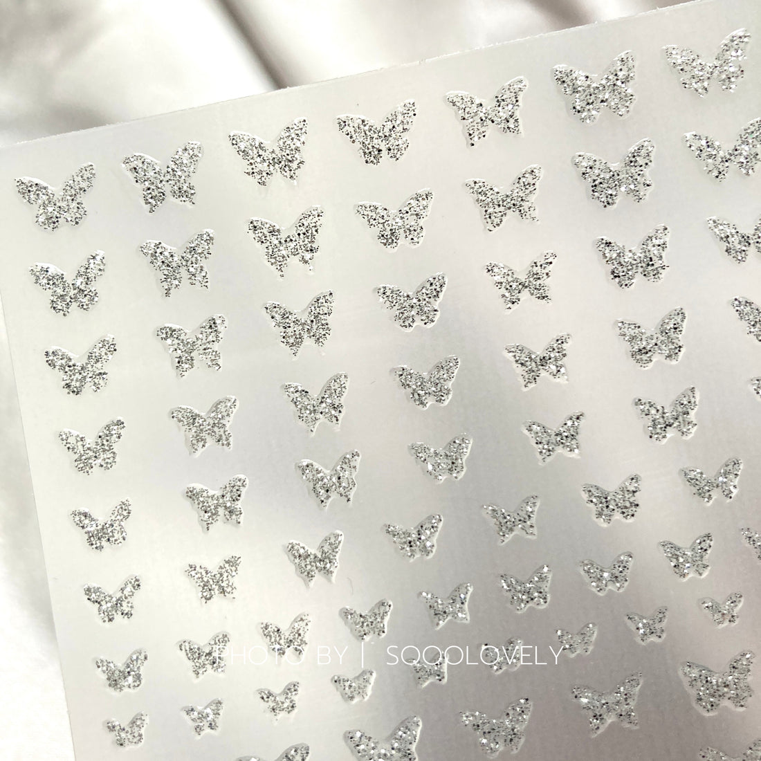 Ultra Thin Nail Sticker - Sparking Butterflies PRO159