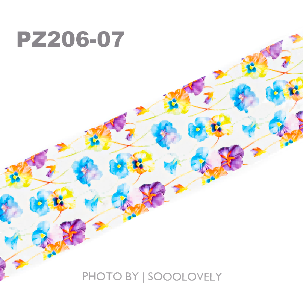 Nail Art Foil Paper-Soft Flower 7