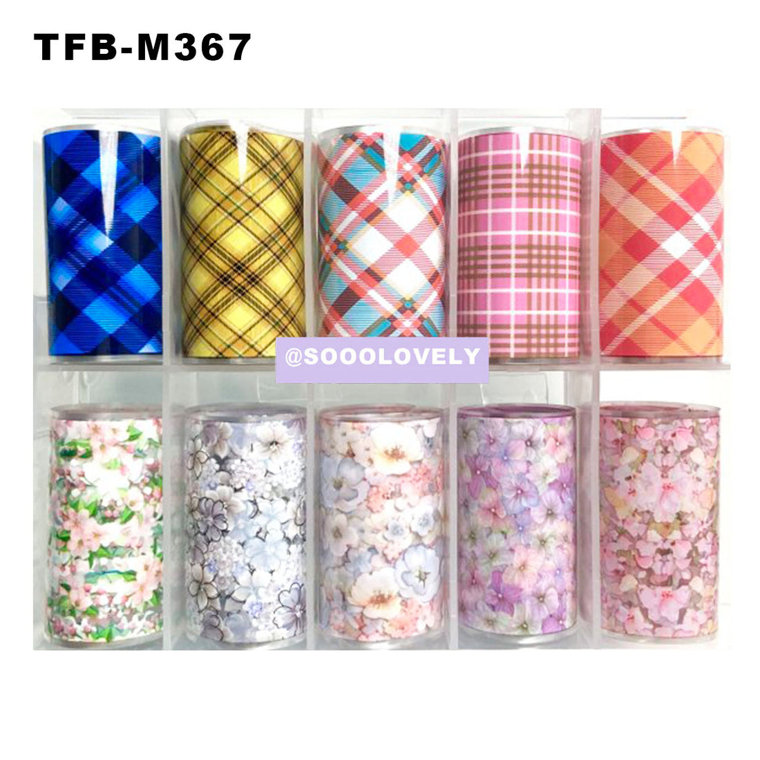 Nail Art Foil Box- TFB-M367
