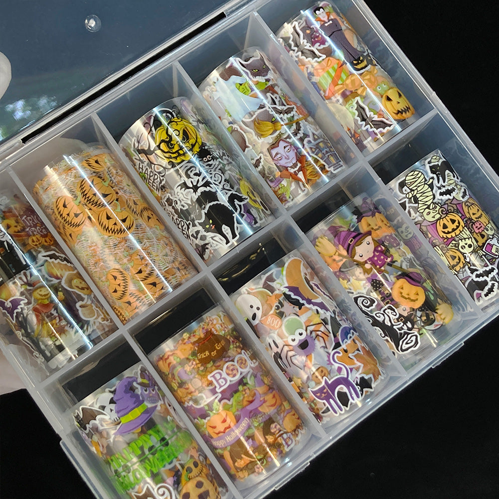 Nail Art Foil Box- TFB69A Halloween Party
