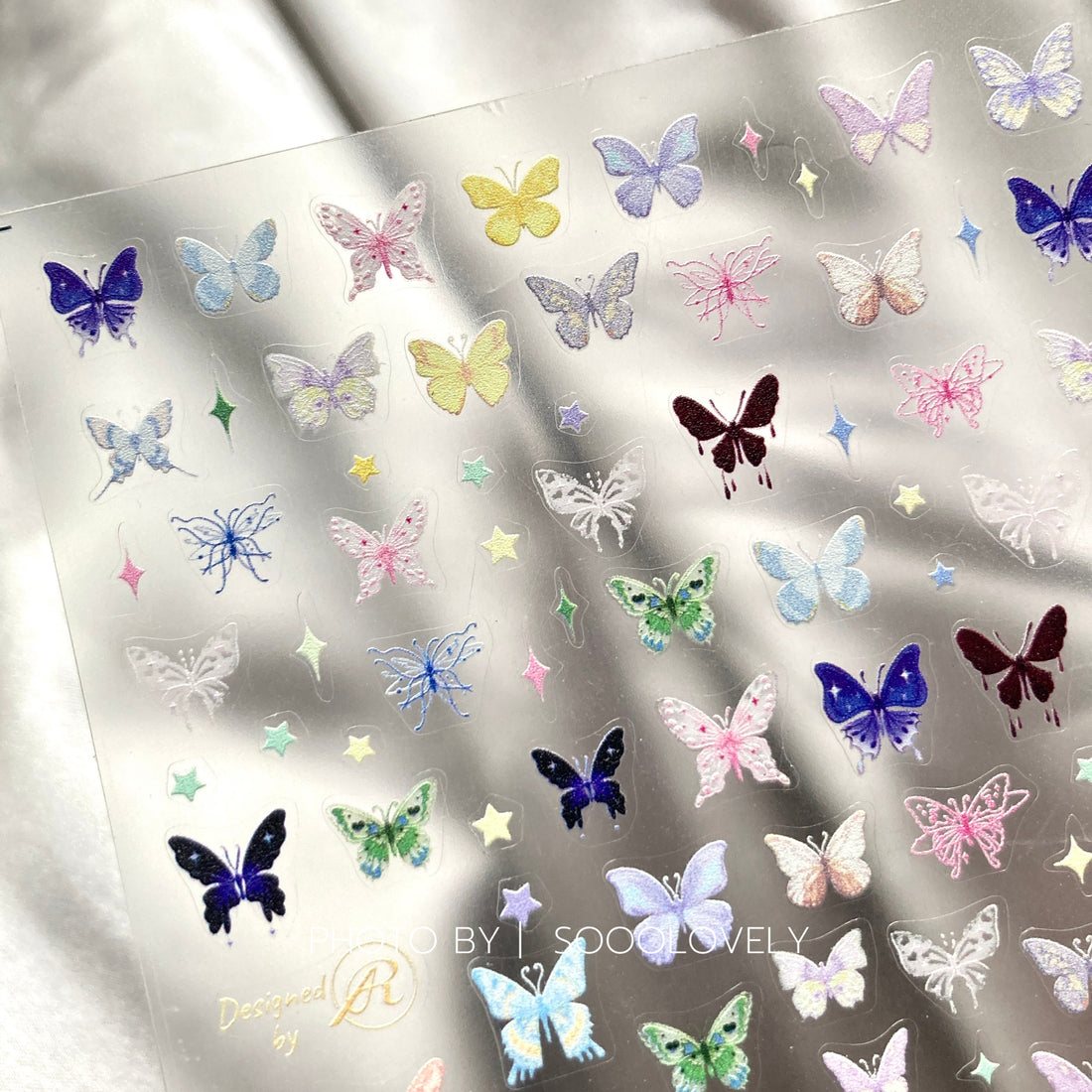 Ultra Thin Nail Sticker - Small Butterflies TO2572