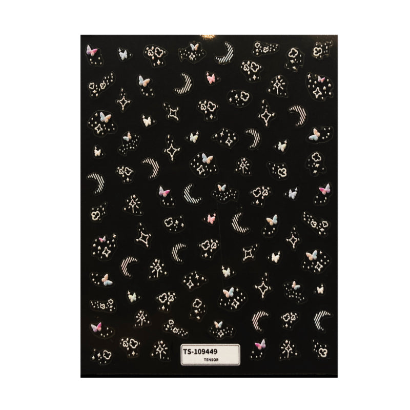 3D Nail Sticker Nail Sticker - Shine Stars TS1094