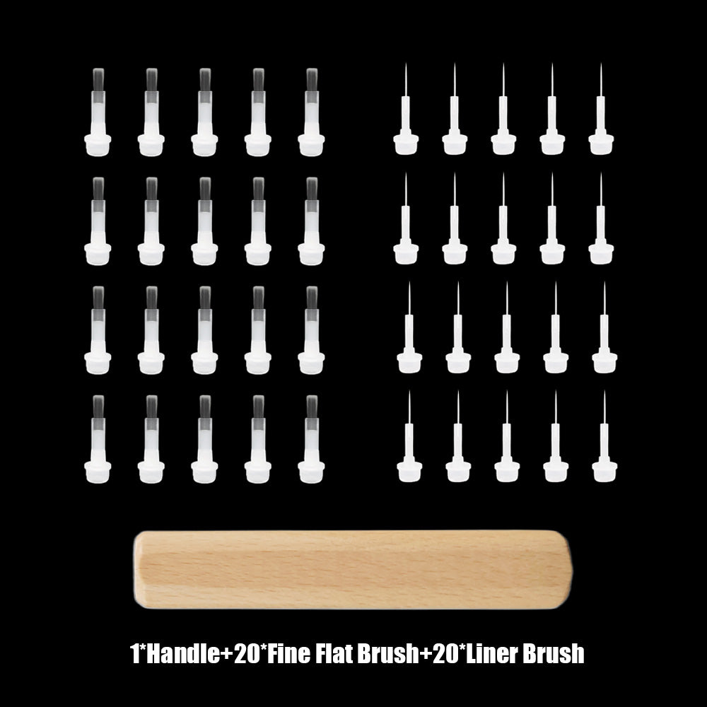 Dual-End Replaceable Nail Polish Brush