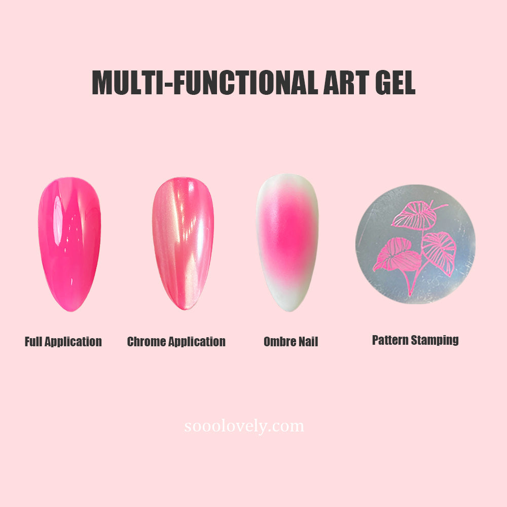 Stamping & Ombre Art Gel Polish