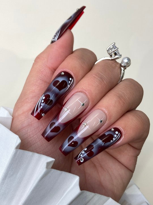 Hollow Out Sticker Nail Stencil Pack-4 Sheets HO152