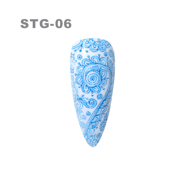 Nail Stamping Color Gel Polish