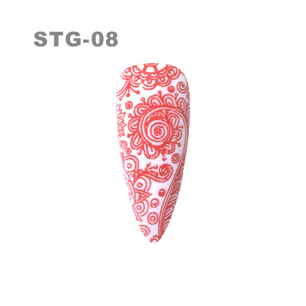 Nail Stamping Color Gel Polish