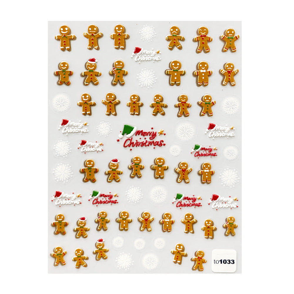 3D  Nail Sticker-Ginger Man! TO1033