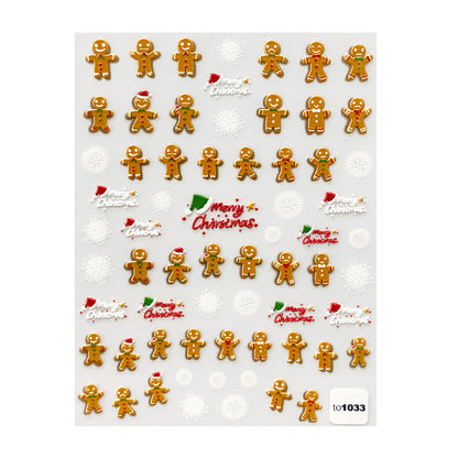 3D  Nail Sticker-Ginger Man! TO1033