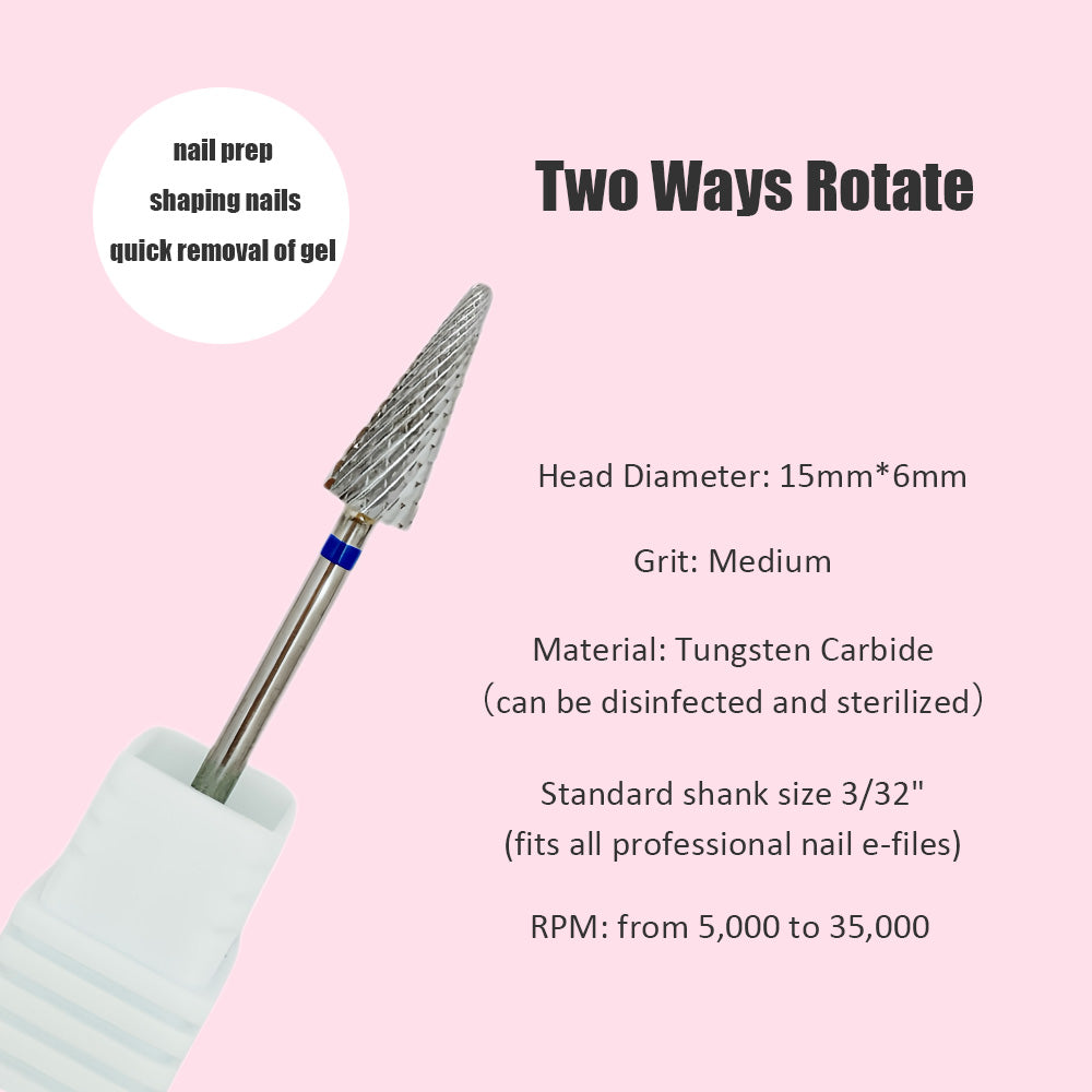 Carbide Efile Nail Bit- Universal Medium