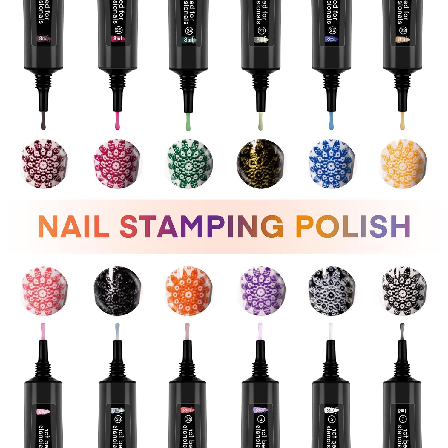 Nail Stamping Color Gel Polish