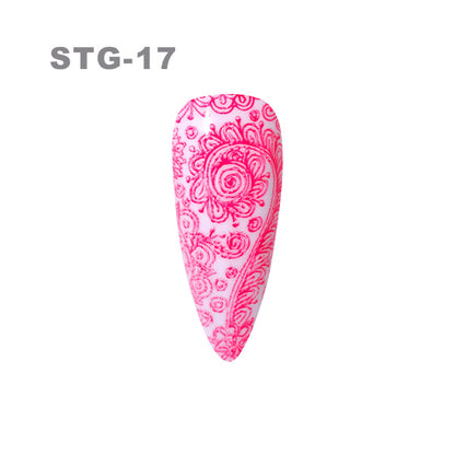 Nail Stamping Color Gel Polish