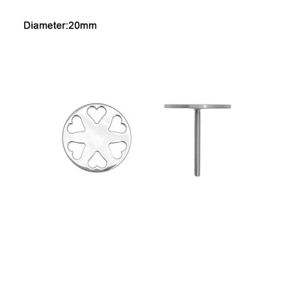 Stainless Steel Flat Disc Efile Bit Set